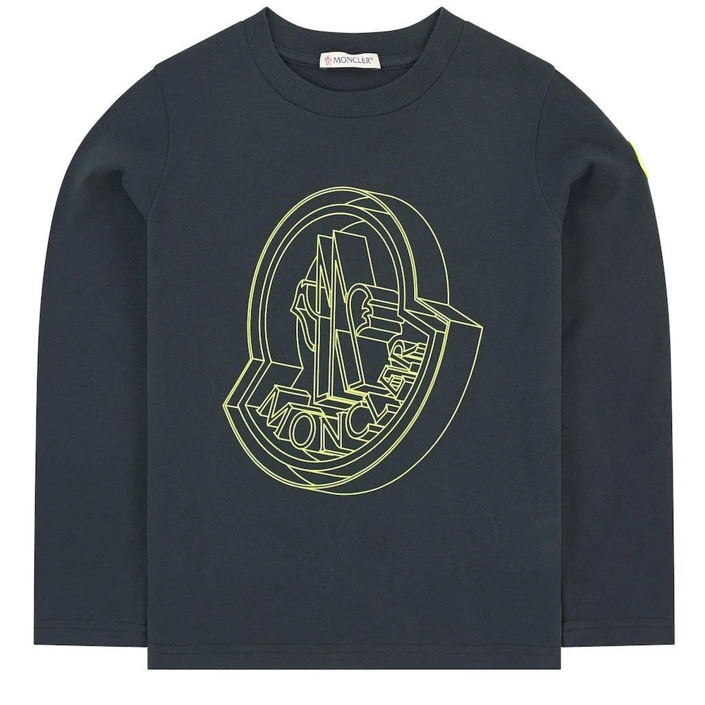 Monclear Boys print knitted TShirt